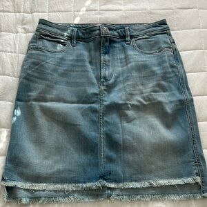Abercrombie High Rise Denim Skirt